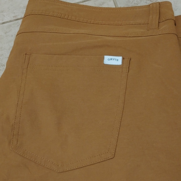 Orvis Fleece Lined Men's Pants Warm,outdoor, Articulated Knees 40x30 - Picture 7 of 12